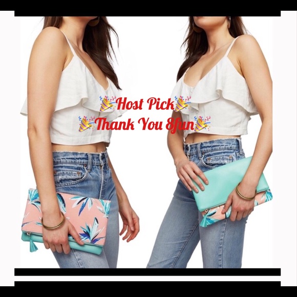 🛍️ New Rachel Pally Reversible Clutch w/Dust Bag - Picture 2 of 9